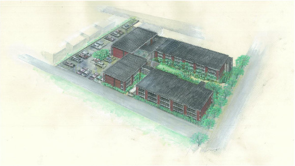 完成予定建物鳥瞰図