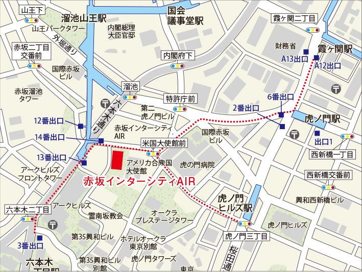 赤坂インターシティAIRMAP